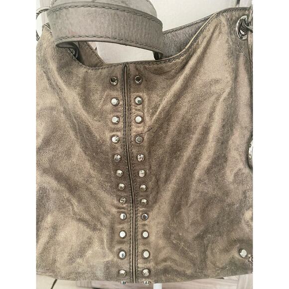 Michael Michael Kors metallic hobo embellished purse - Picture 2 of 10